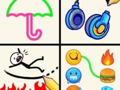 Jeu One Line Drawing