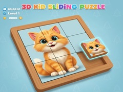 Jeu 3D Kid Sliding Puzzle