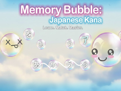 Jeu Memory Bubble: Japanese Kana