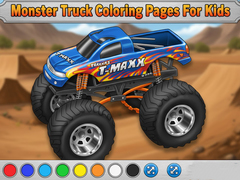 Jeu Monster Truck Coloring Pages For Kids