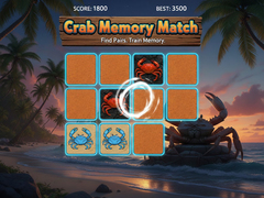 Jeu Crab Memory Match