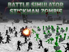 Jeu Battle Simulator Stickman Zombie