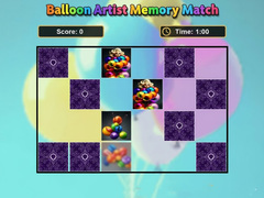Jeu Balloon Artist Memory Match