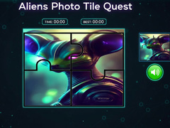 Jeu Aliens Photo Tile Quest