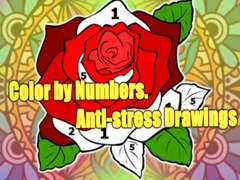 Jeu Color by Numbers. Anti-stress Drawings