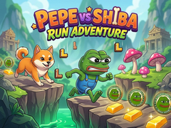 Jeu Pepe vs Shiba Run Adventure