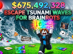Jeu Escape Tsunami Waves for Brainrots