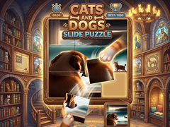 Jeu Cats and Dogs Slide Puzzle