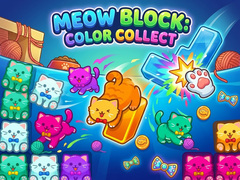 Jeu Meow Block: Color Collect