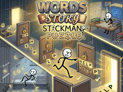 Jeu Words Story Stickman Puzzle