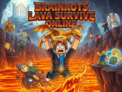 Jeu Brainrots Lava Survive Online