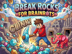 Jeu Break Rocks For Brainrots