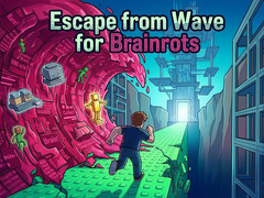 Jeu Escape from Wave for Brainrots