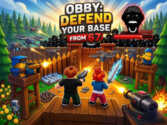 Jeu Obby: Defend your base from 67