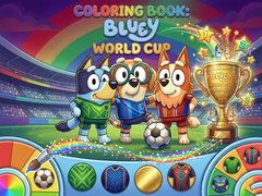 Jeu Coloring Book: Bluey World Cup