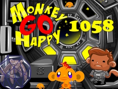 Jeu Monkey Go Happy Stage 1058