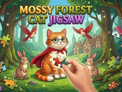 Jeu Mossy Forest Cat Jigsaw