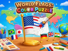 Jeu World Flags: Color Puzzle