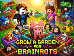 Jeu Grow a garden for Brainrots
