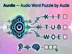 Jeu Aurdle — Audio Word Puzzle by Auzle