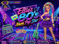 Jeu Ellie’s 80’s Neon Pop Star