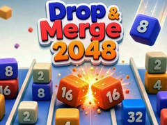 Jeu Drop & Merge 2048