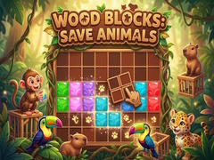 Jeu Wood Blocks: Save Animals