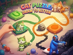 Jeu Cat Puzzle: Draw To Kitten
