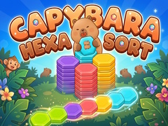 Jeu Capybara Hexa Sort