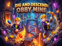 Jeu Dig and Descend: Obby Mine