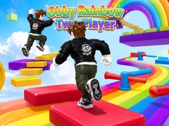 Jeu Obby Rainbow Parkour Two Player