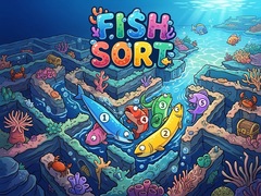 Jeu Fish Sort