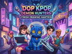 Jeu DOP KPop Demon Hunters: Finish Drawing Hantrix