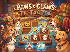 Jeu Paws & Claws Tic Tac Toe