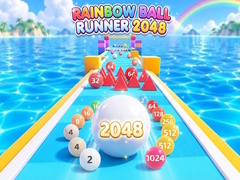 Jeu Rainbow Ball Runner 2048