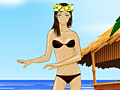 Jeu Hawaii Girl Dress up
