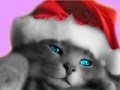 Jeu Santa Cat Puzzle