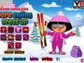 Jeu Dora Skiing Dress Up