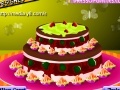 Jeu Double layer cake decor