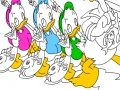 Jeu Donald and Family Online Coloring