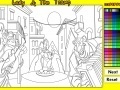 Jeu Lady And The Tramp Online Coloring Game