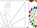 Jeu Kristin Davis Online Coloring Game