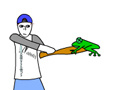 Jeu Frog Batting