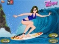 Jeu Beach surfer dressup