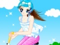 Jeu Cycling Girl Dress Up
