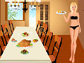 Jeu Thanksgiving Dinner Dress Up and Decor