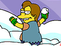Jeu Simpsons Snowball Fight
