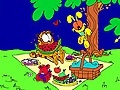 Game Garfield online coloring