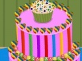 Jeu Candyland cake decor