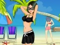 Jeu Chilling at Beach